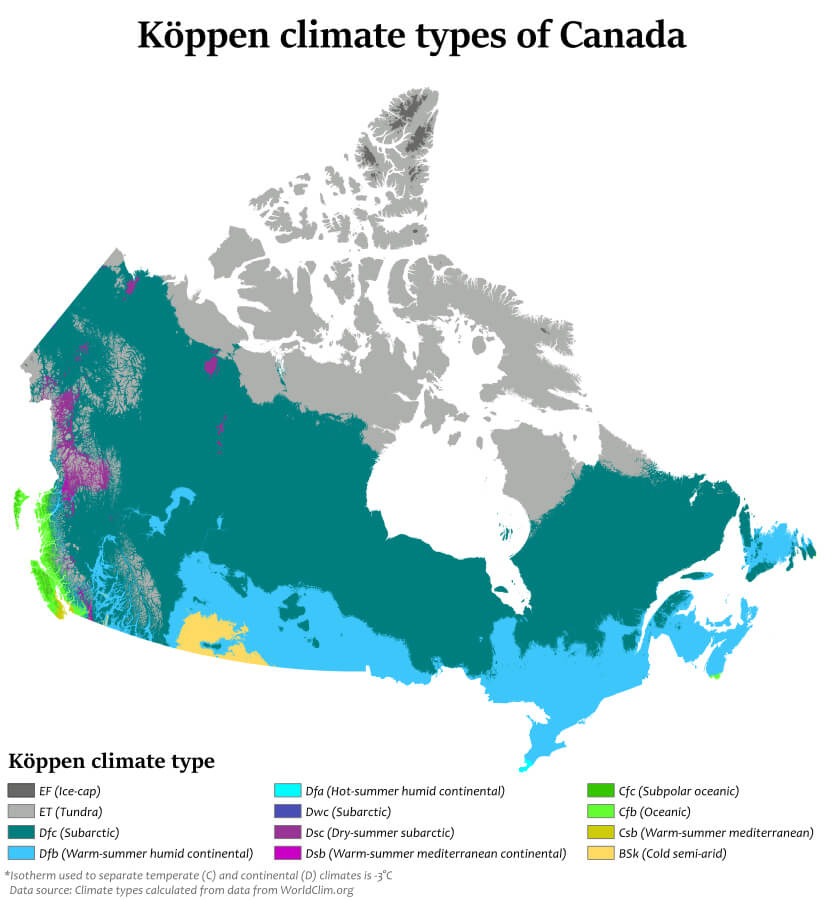 kanada-reisezeit-klimazonen