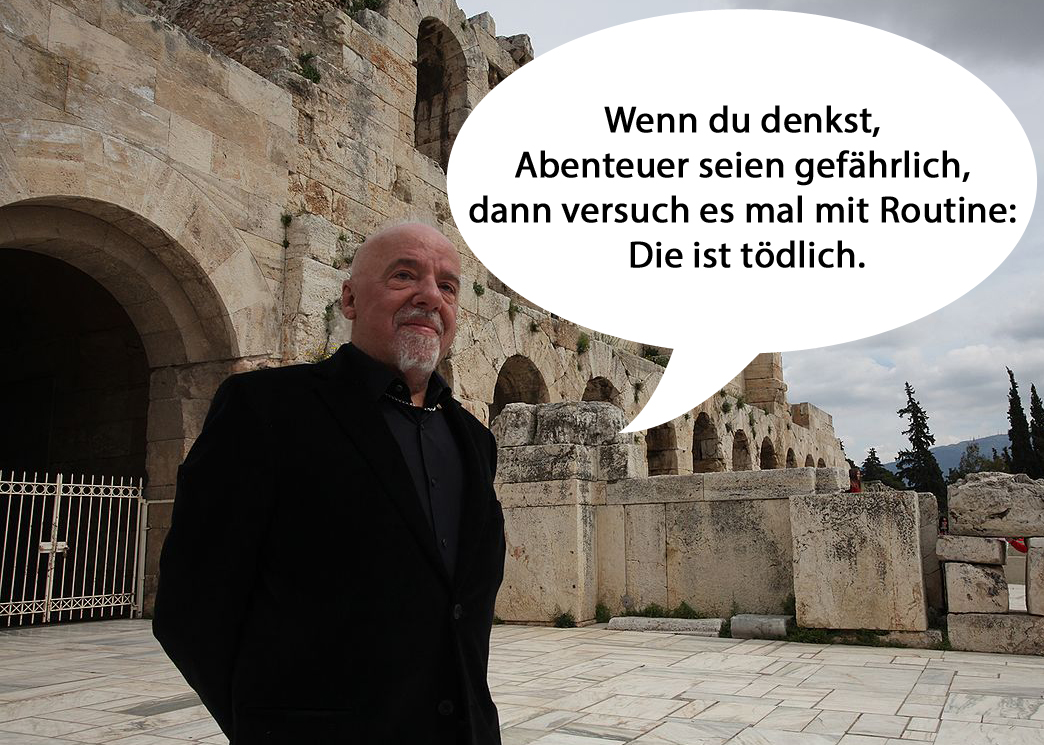 sprüche reisen Paulo Coelho