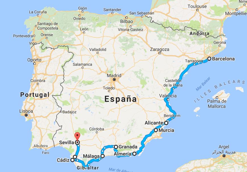 Roadtrip europa spanien