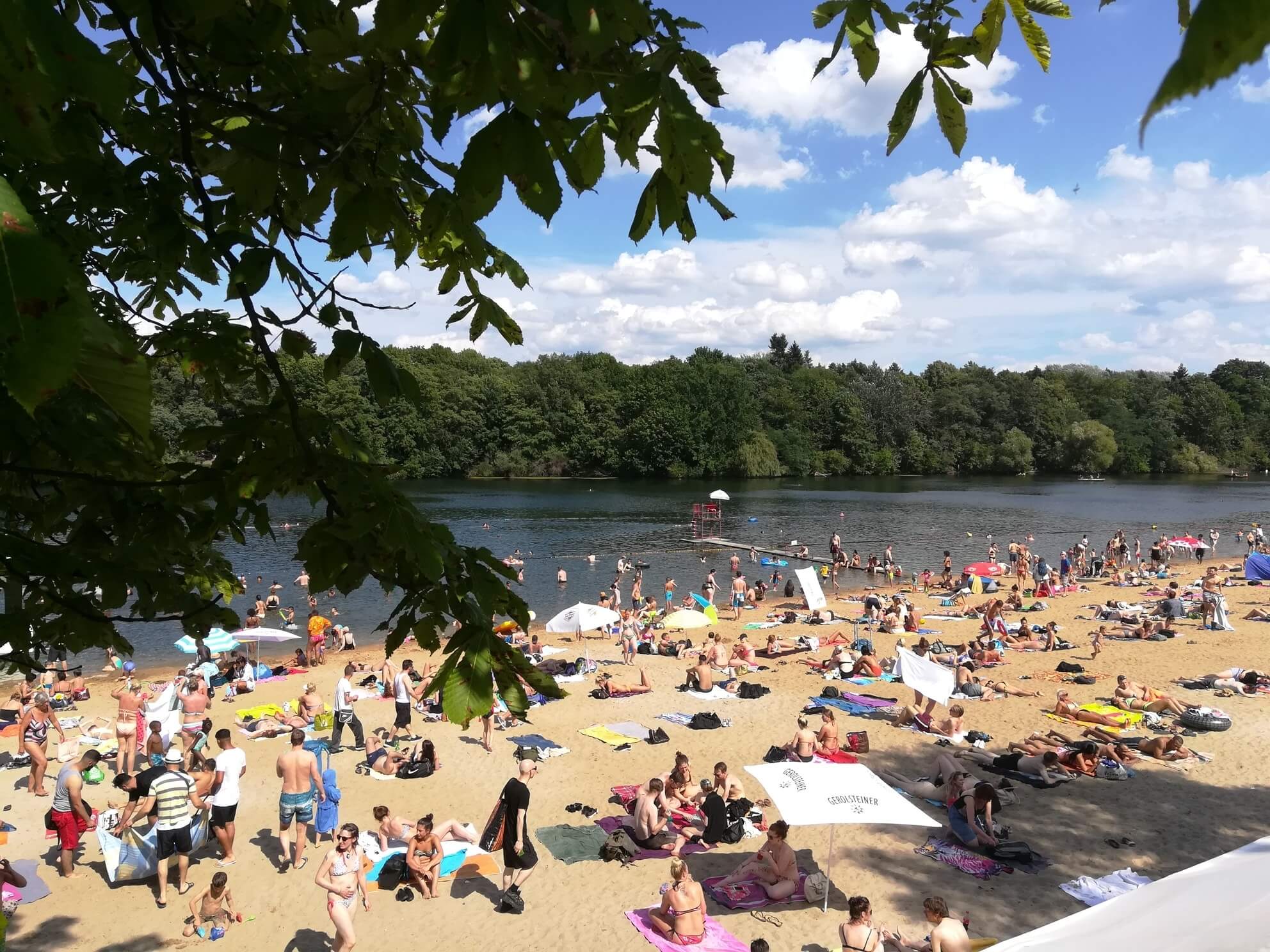 sommer in berlin baden am plötzensee