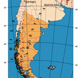 reisezeit patagonien map